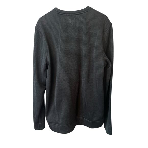UNDER ARMOUR MENS GOLF LONG SLEEVE CREW NECK PULLOVER BLACK SIZE M - Picture 2 of 15